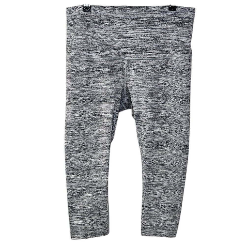 Lululemon Wunder Under High Rise Crop Leggings, Space Dye, Size 12